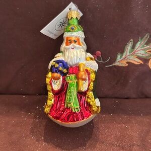 🐈‍⬛ Christopher Radko ornament “Westminster Red Santa Bishop”